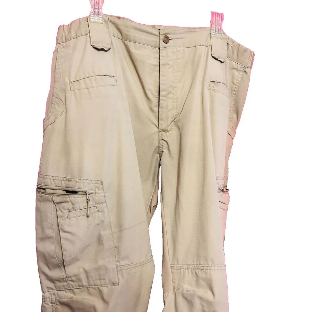 #8727 LAPG ATLAS TACTICAL PANTS MENS KAKHI SIZE 42X34